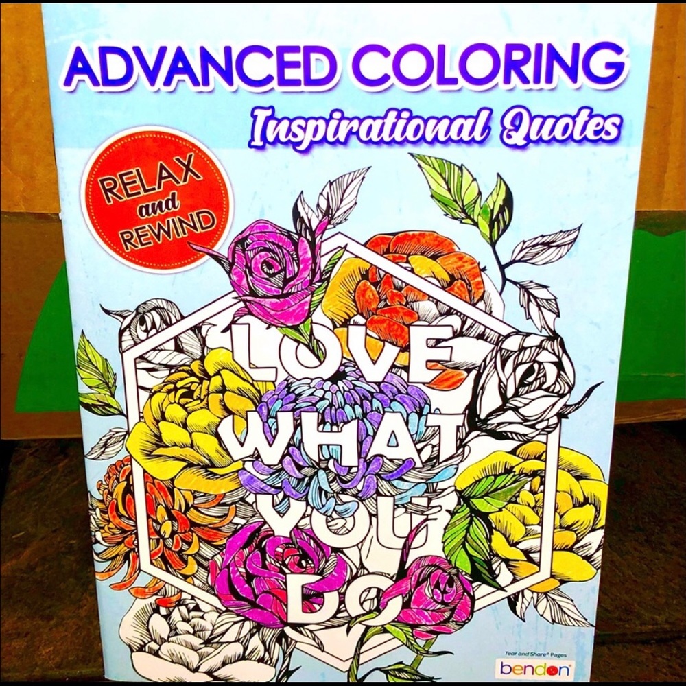 🌹 INSPIRATIONAL QUOTES ADULT COLORING BOOK 🌹
